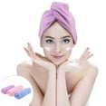 thumbnail image 3 of Magic Microfiber Hair Fast Drying Towel Towel Hair Drying Hair Cap for Home Gym Travelling, 3 of 6