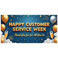 thumbnail image 2 of Festive Design Happy Customer Service Week Appreciation Banner for Corporate Event Office Celebration Thank You, 2 of 7