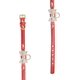 thumbnail image 4 of Gold Bling Diamond Giltter Leather Fashion Collar with Ring for Tags for Small Dogs,Cat,Puppy and Kitty Walking Travel P, 4 of 5