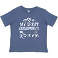 thumbnail image 3 of Inktastic Great Grandparents Love Me Grandkids Boys or Girls Baby T-Shirt, 3 of 5