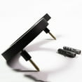 thumbnail image 4 of 6 inch Modern Floating House Numbers Door Black Shadow Home Address Garage Gate, 4 of 11