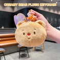 thumbnail image 4 of Llavero Oso Esponjoso Monedero Peluche Suave Multiusos para Bolso Mochila, 4 of 9