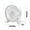 White, variant on AZXY Desk Fan,Table Fan,Desktop Fans for Home,Desk Fans Under $15.00,Small Quiet Personal Tabletop Fans for Bedroom