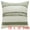 Green, variant on Unique Bargains Striped Decorative Throw Pillow Covers Pack of 1 Khaki 18" x 18"