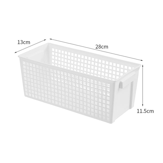 Lefu Desktop Storage Basket Snack Storage Hollow Rectangular Storage Basket