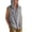 Gray, variant on Men's Hooded Linen Blend Vest Shirt Sleeveless Loose Casual Button Down Hoodie With Drawstring Solid Color Tops Lightweight Breathable Summer Beach Fishing Outdoor Tank Top Blouse