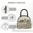 thumbnail image 4 of Rocae Vineyard Landscape for Leakproof Lunch Box for Adults, Wide Opening Lunch Tote Bag, Reusable Lunch Cooler Bag, 4 of 6