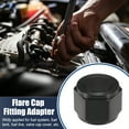 thumbnail image 2 of Unique Bargains 1 Pcs AN12 Universal Female Flare Cap Port Plug Block Off Fitting Nut Adapter Black, 2 of 6