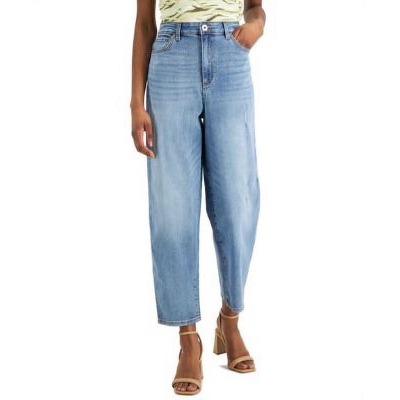MSRP $70 Inc International Concepts Womens High-Rise Mom Jeans Blue Size 6
