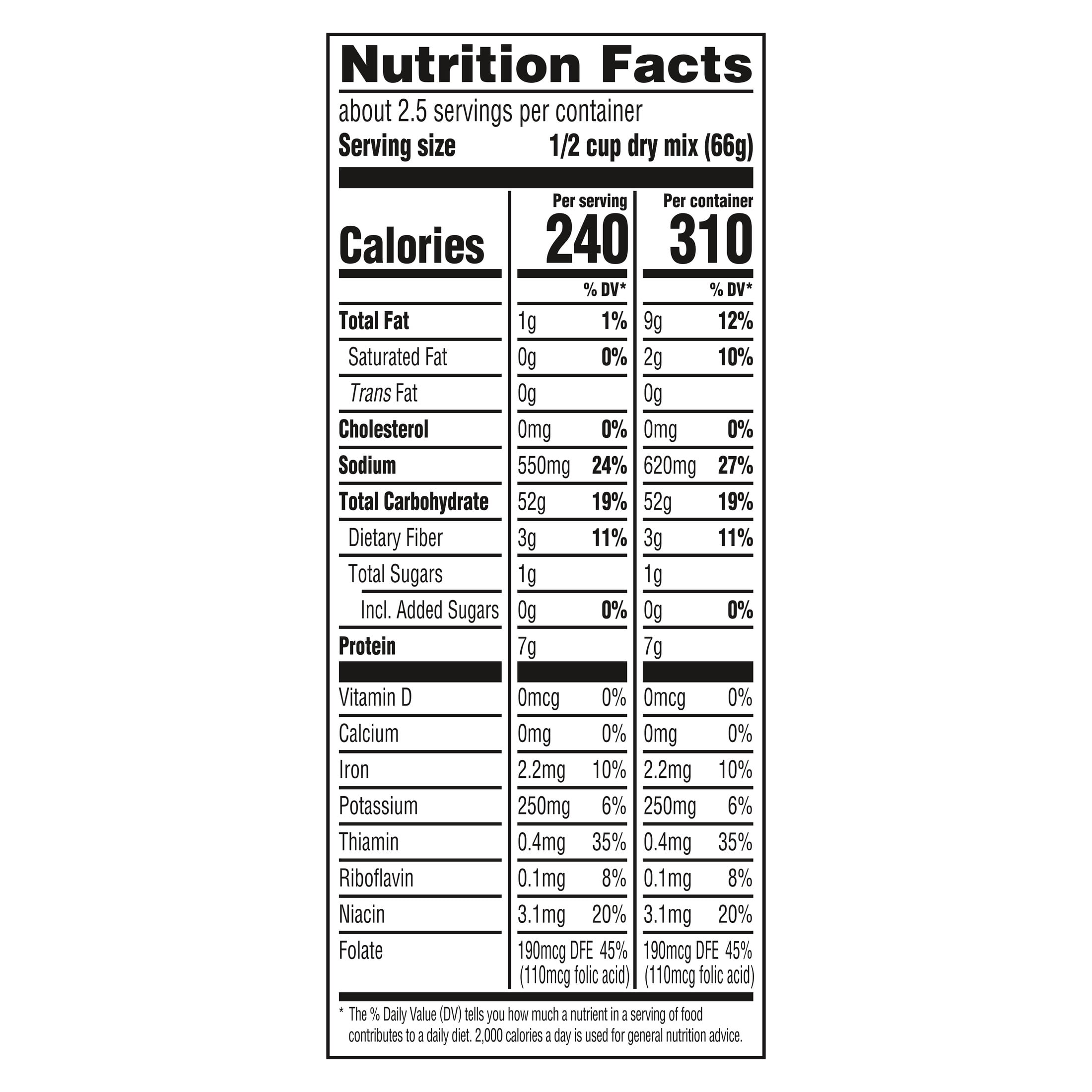 (8 pack) Knorr No Artificial Flavors Cajun Chicken Flavor Rice Sides, 5.8 oz Regular Pouch