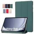 thumbnail image 2 of For Samsung Tab A9 Plus Case PU Leather Soft Silicone Back Stand Tablet Shell For Funda Galaxy Tab A9 A9 Plus Case Cover Coque black Tab A9 (8.7 inch), 2 of 6