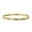 Gold, variant on Gold Bangle Bracelets for Wome Clear 5A CZ Simulated Diamond Bracelet 925 Sterling Silver Brushed Charm Wedding Bracelets for Brides 6 Inch