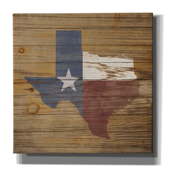 Epic Graffiti 'Lone Star' by Sarah Adams, Canvas Wall Art, 18"x18"