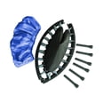 thumbnail image 5 of Upper Bounce 36" Two-Way Foldable Fitness Rebounder Mini Trampoline with Carry-on Bag Included - Double-Fold & Compact for Kids & Adults, 5 of 6