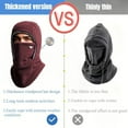 thumbnail image 3 of FORICOM Balaclava Winter Ski Mask - Winter Men's And Women's Mask - Cold Weather Gear For Skiing Snowboarding And Motorcycle Riding (Red), 3 of 5