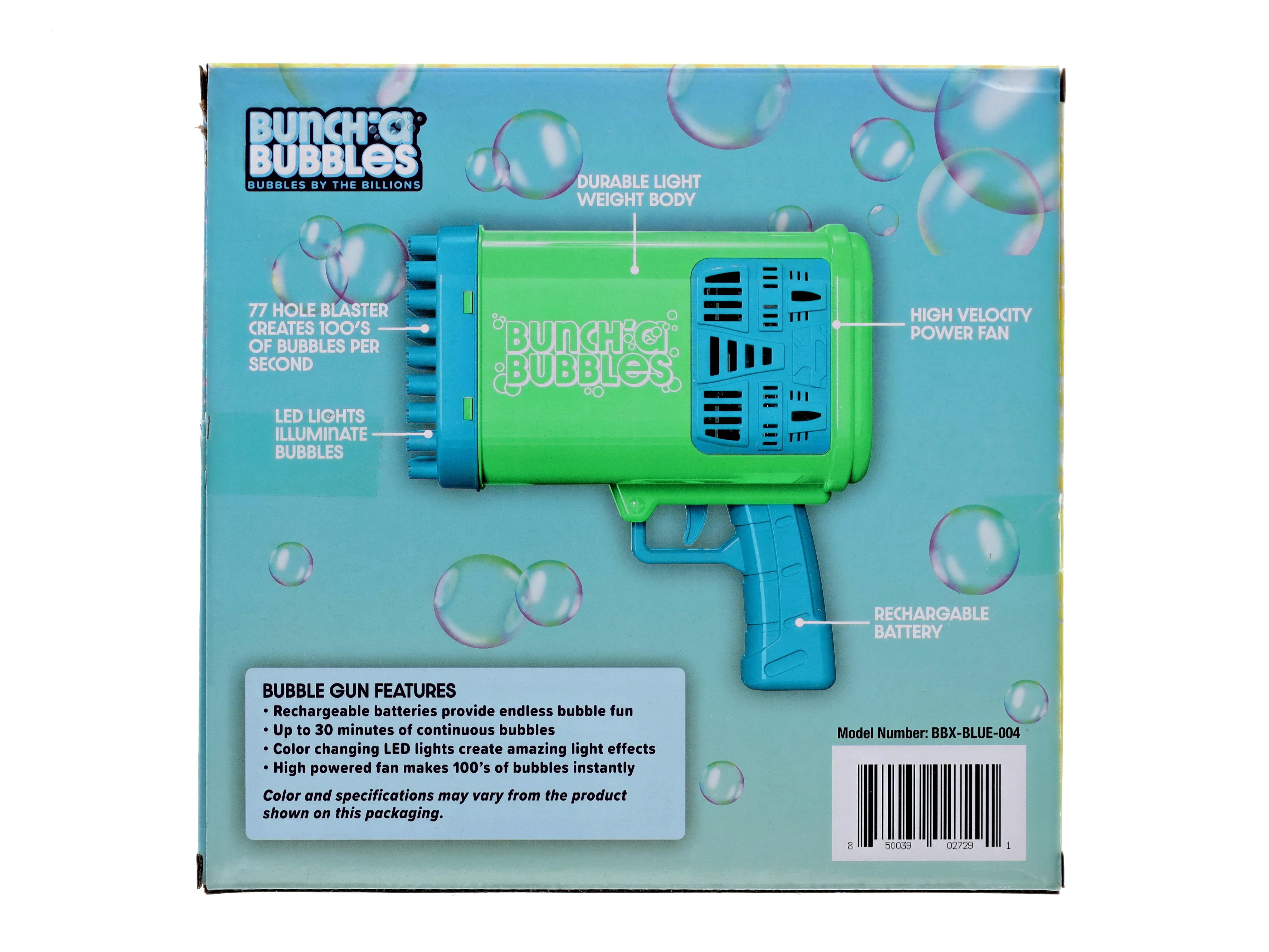 Buncha' Bubbles Blaster - Blue, for Child Ages 3+