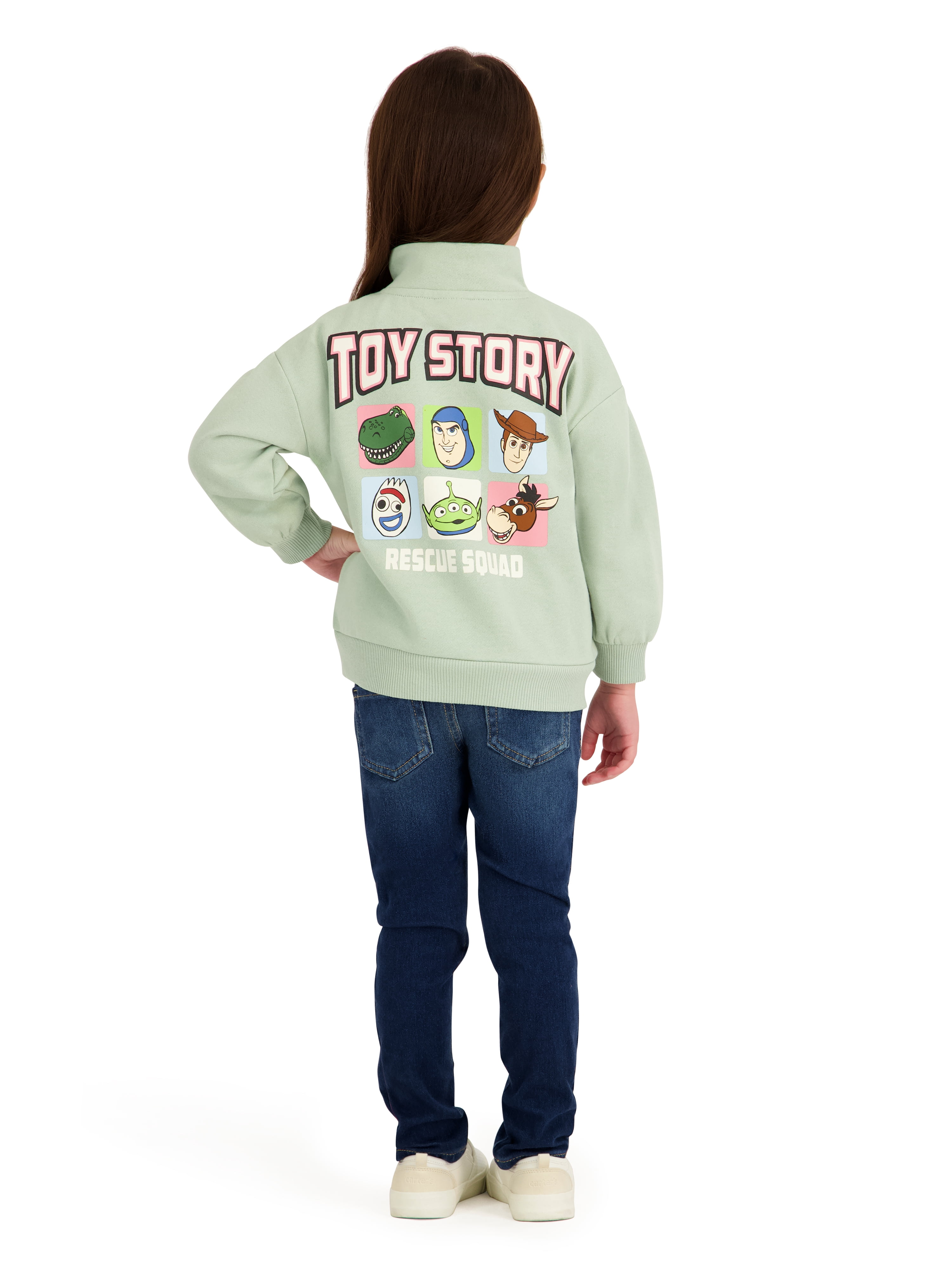 Toy Story Toddler Girl Quarter Snap Pullover, Sizes 12 Months-5T