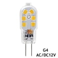 thumbnail image 2 of RisingPro G4 G9 LED Bulb Bi-Pin Base for 20W Halogen Bulb Equivalent replacement AC/DC12V Dimmable AC110V Warm White Cool White, 2 of 3