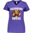 thumbnail image 3 of Inktastic Dog Dachshund Squad Women's V-Neck T-Shirt, 3 of 5