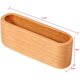 thumbnail image 2 of Tarjetero de madera con compartimento para tarjetas de presentación y soporte para escritorio y encimera Fokelyi LN-1122, 2 of 4