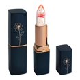 thumbnail image 2 of Dried Flower Lipstick Jelly Discoloration Moisturizing Lipstick - Jelly Lip Balm, Temperature Reactive, Transparent Dried Flower Design, Moisturizing, Long Lasting, Holiday Gift, B Makeup Organizers, 2 of 9