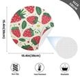 thumbnail image 2 of Ryvnso Strawberry Fruit Round Plate Mats Dining Table Placemat Set of 4 for Holiday Decoration, 2 of 7