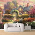 thumbnail image 3 of IDEA4WALL 4pcs Landscape Peel and Stick Wallpaper Removable Wall Murals Large Wall Stickers for Home Decoration, 66"x24", 3 of 5