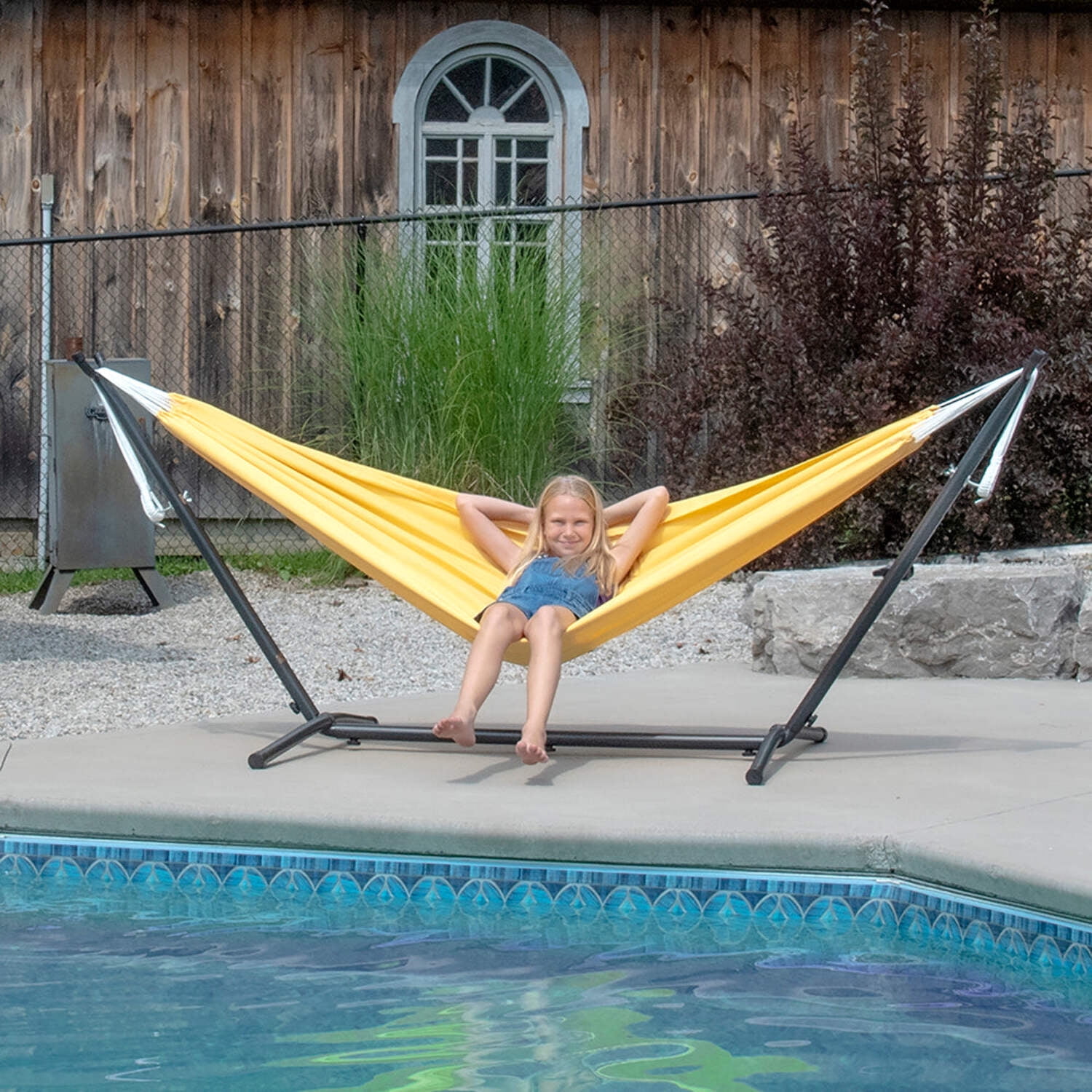 Vivere Brazilian Polyester Hammock Chair - Yellow