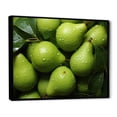 thumbnail image 2 of Designart "Fruit Pear Green Painting II" Food & Beverage Floater Framed Canvas Art Print, 2 of 7