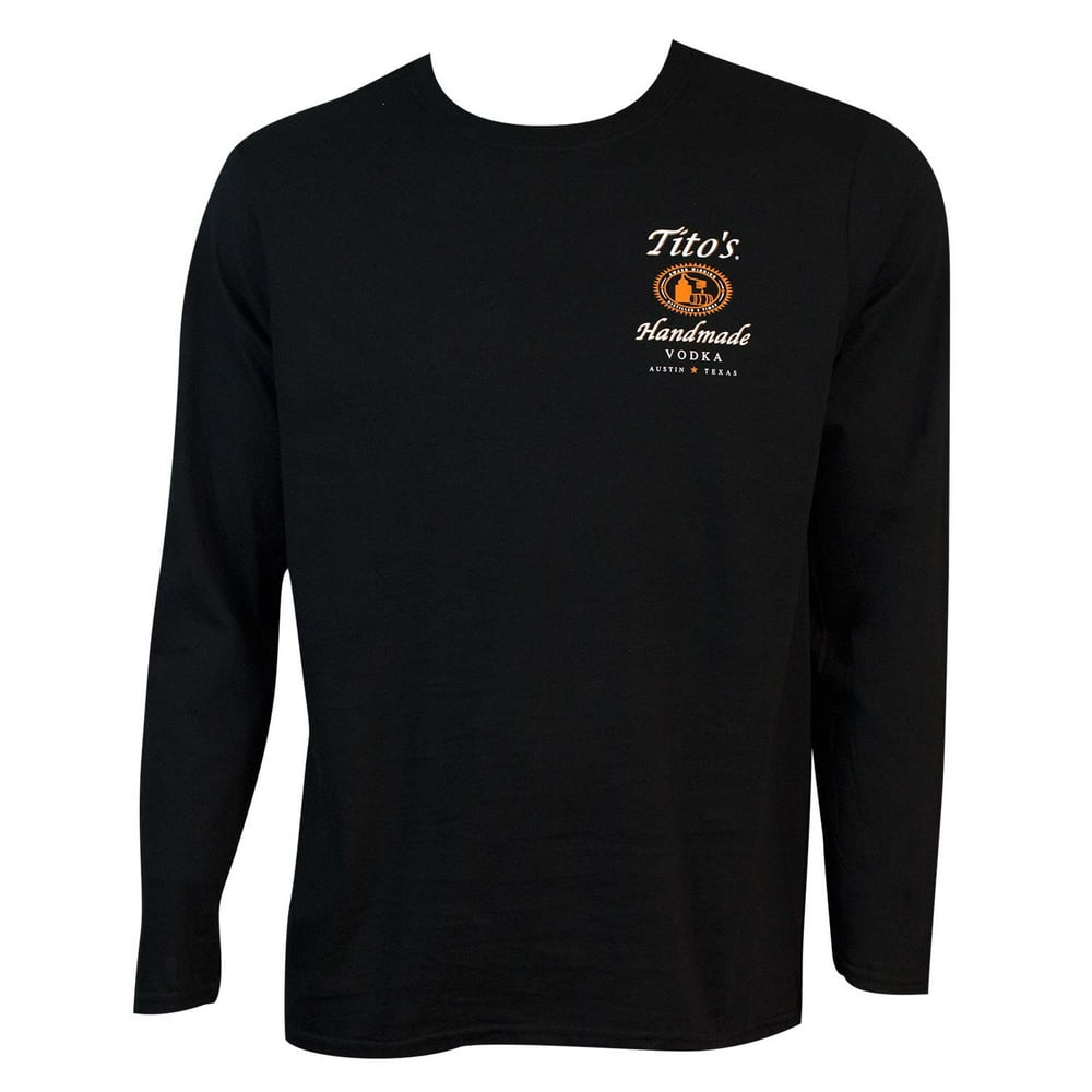 Tito's Handmade Vodka Tito's Vodka Men's Black Taster Long Sleeve