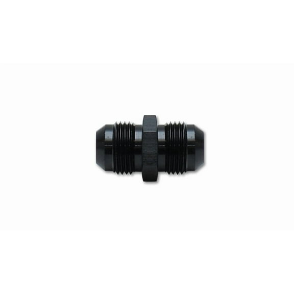 Vibrant Performance 10233 VIB10233 UNION ADAPTER FITTING; SIZE -8 AN X -8 AN - ANODIZED BLACK ONLY
