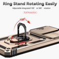thumbnail image 4 of Estuche GANGXUN para Xiaomi Redmi Note 12 5G, soporte giratorio 360°, estilo mecánico y magnético, 4 of 5