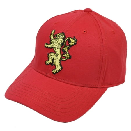 Game of Thrones Lannister HBO TV Show Series Red Hat Cap Snapback Curved
