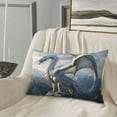 thumbnail image 5 of Daiia Mountain White Dragon Bedding Waterproof Pillow Protector Zippered Queen – Bed Bug Proof Pillow Encasement-20"x30", 5 of 6