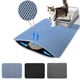 thumbnail image 2 of Alfombrilla para arena de gatos antideslizante, caja de arena grande para mascotas, alfombrilla filtrante de doble capa, resistente al desgaste, impermeable, suministros de limpieza para mascotas, 2 of 5