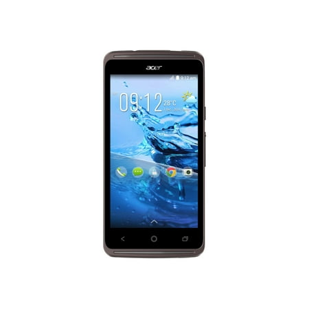Acer Liquid Z410 8 GB Smartphone, 4.5" LCD FWVGA 480 x 854, 1 GB RAM, Android 4.4 KitKat, 4G, Black