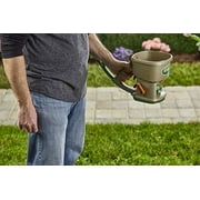 Scotts Whirl Hand-Powered Spreader for Grass Seed, Fertilizer, Salt and Ice Melt