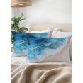 thumbnail image 3 of Outdoor Pillows Waterproof, Blue Beach Coastal Bedding Throw Pillows with Insert for Couch Sofa Bed, Summer Ocean Seaside Nautical 12x20 Inch Pillowcases Decorative Camping Patio Pillow Set of 2, 3 of 8