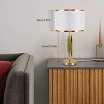 Bedside Table Lamp Corded Electric Table Lamp Bedroom Desk Light 3 Light Colors