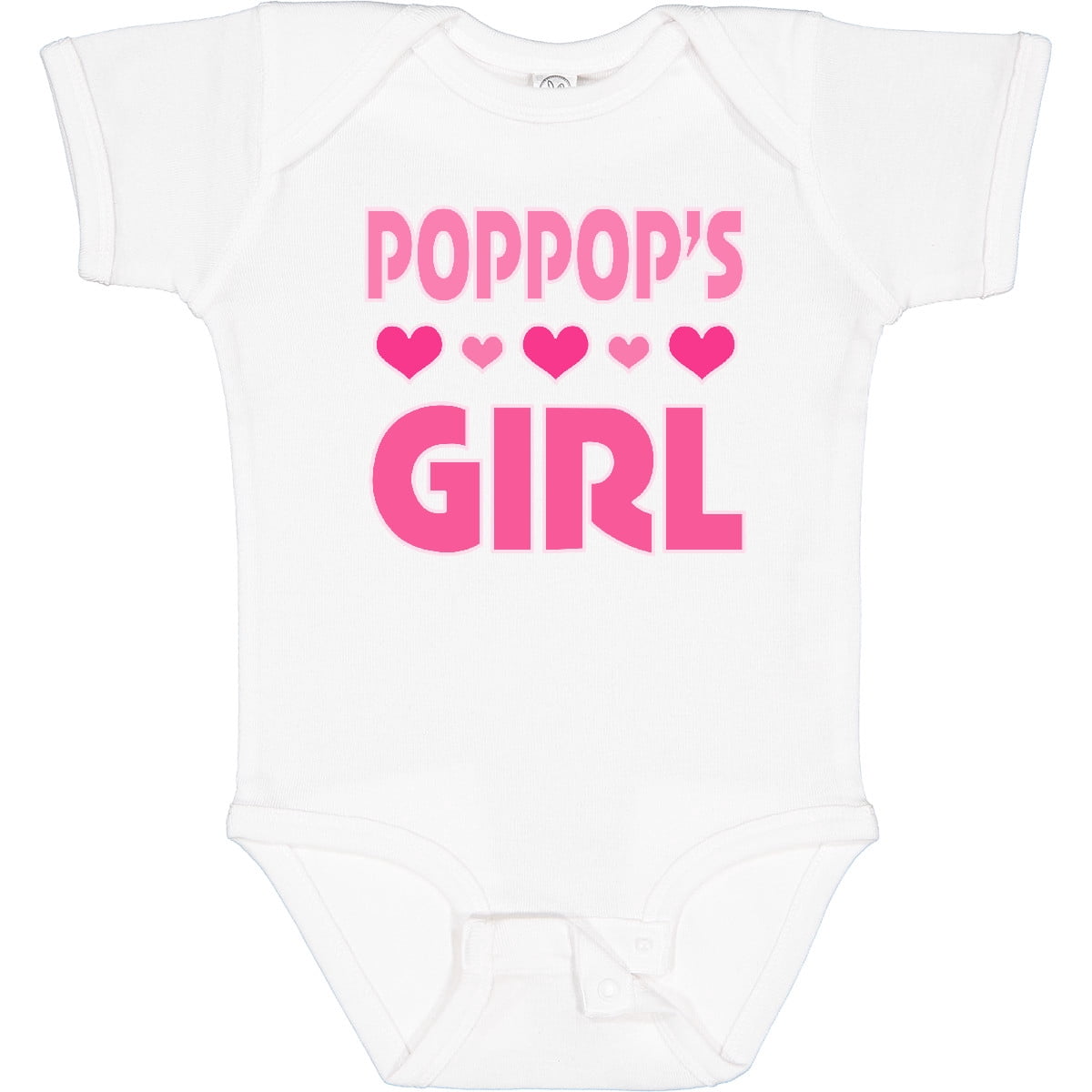 Inktastic Poppop Girl Granddaughter Girls Baby Bodysuit