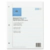 Sparco Notebook Filler Paper - 200 Sheet - 16 Lb - College Ruled - Letter 8.50"