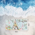 thumbnail image 4 of Happy Easter Beach Towels Blanket Soft&Absorbent Quick Dry Microfiber Floral Bunny Eggs Pool Towels for Swimming ,Yoga, Sports, Gym, Camping,Large 30X60in, Sage Green, 4 of 8