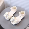 thumbnail image 2 of Linfrsh Mary Jane Flats Girls Mary Jane Flats - Kids Character Princess Dress up Slip-on Shoes (Toddler/Little Kid)(Beige,Size12.5), 2 of 7
