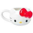 thumbnail image 5 of Silver Buffalo Sanrio Hello Kitty Different Color Bows 4 Pack 3D Sculpted Ceramic Mini Mug Set, Perfect as a Sugar, Cream, or Milk Set, 5 of 12
