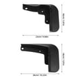 thumbnail image 2 of SEWACC Mud Flap 1 Set Black Plastic Compatible With Camry 2018-2023, 2 of 8