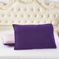 thumbnail image 4 of JML Fleece/ Sherpa Down Alternative 3-piece Comforter Set Purple King, 4 of 5