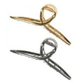 thumbnail image 1 of Pinza para el pelo, pinza para el pelo rubia, pinza para el pelo de tiburón, horquilla de metal, accesorios grandes para el pelo para damas y niñas, 1 of 5