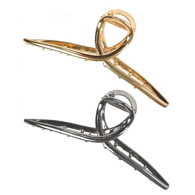 Pinza para el pelo, pinza para el pelo rubia, pinza para el pelo de tiburón, horquilla de metal, accesorios grandes para el pelo para damas y niñas