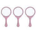 thumbnail image 1 of R Pattern Square Mirror Round Mirror Portable Handle Mirror, 1 of 4