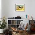 thumbnail image 4 of Art.com My Bunkie - the Rescue Art Print by Charles Shreyvogel, Brown Frame Wall Art, 29" x 23", 4 of 5